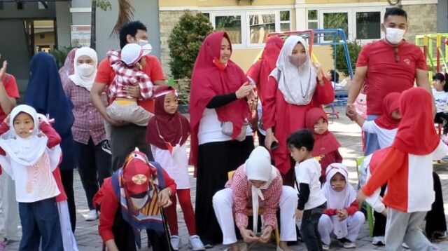 Suasana Pekan Merah Putih di TK Islam Athirah Bukit Baruga